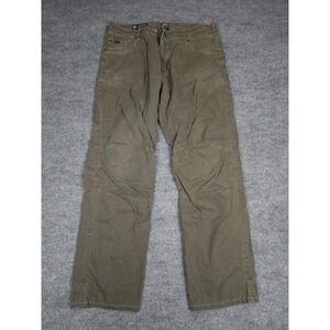 Kuhl Revolvr Pants Men's 38 x 34 (FITS 37 x 33) Beige Hiking Patina